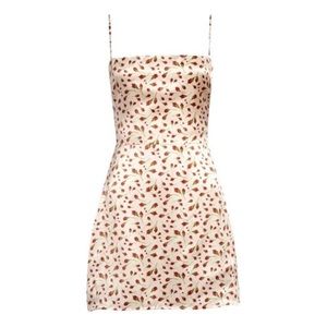 Reformation Kosta Silk Minidress